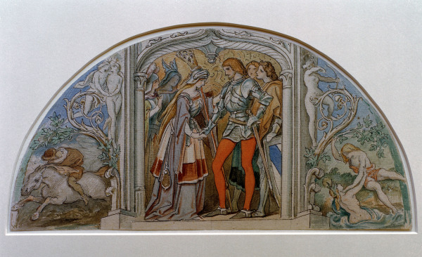 Schubert, Der haeusliche Krieg / Schwind - Schubert /'Domestic Warfare'/Schwind/C19 -